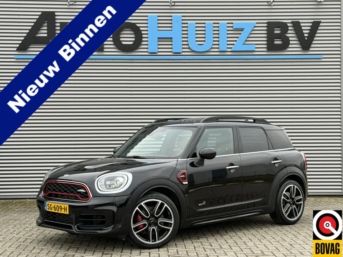 Mini 2.0 John Cooper Works ALL4 231 PK Chili Panoramadak Leer Harman-Kardon Elek Stoelverstelling Head-Up Display Led Achteruitrijcamera Keyless Entry Vol!