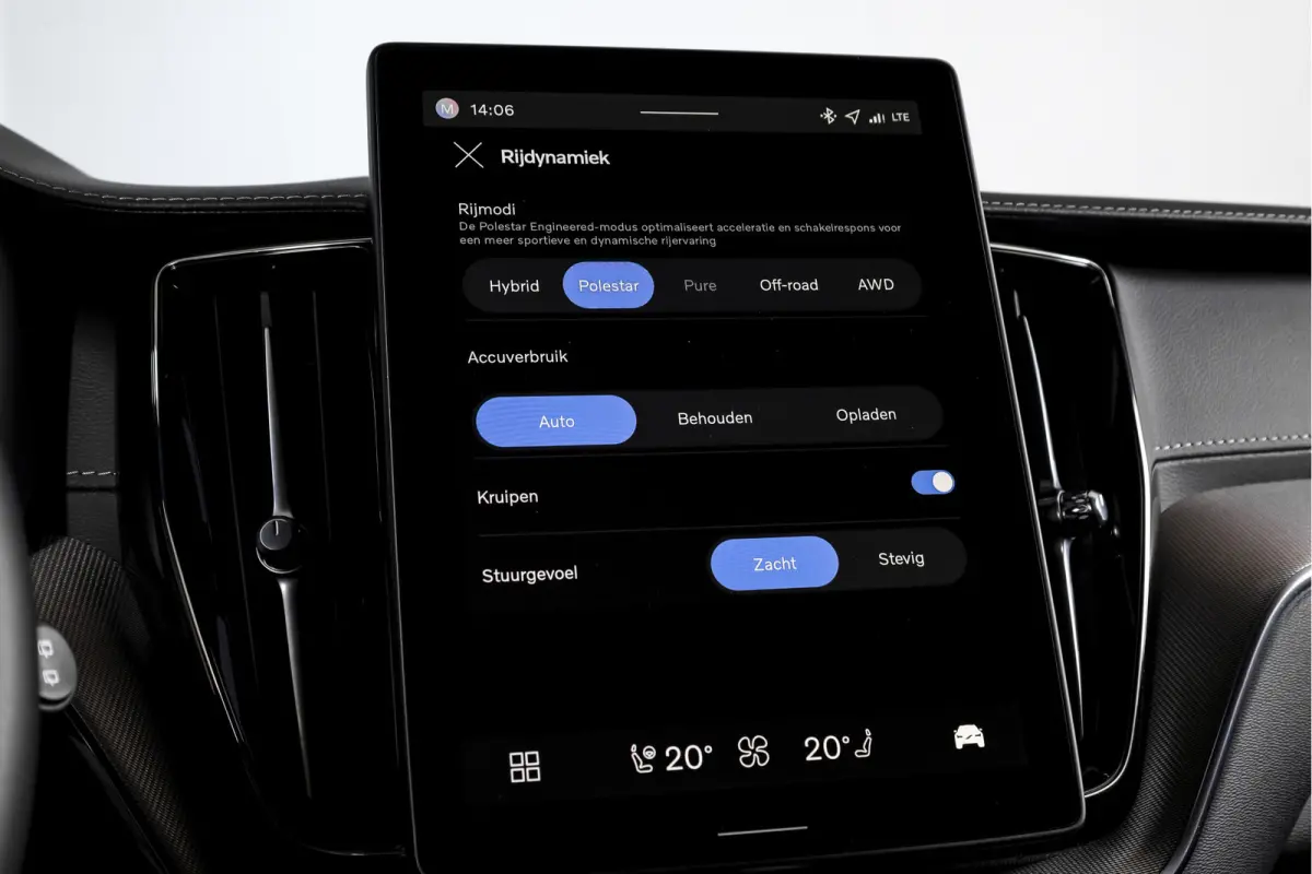 2.0 T8 Plug-in-hybrid AWD Polestar Engineered - Facelift MY26 | S/K-Panodak | Harman/Kardon | 360 Camera | Dig.Cockpit | Adapt.Cruise | Stoel+-Stuurverw. | Elek. stoelen | NAV + App.Connect 