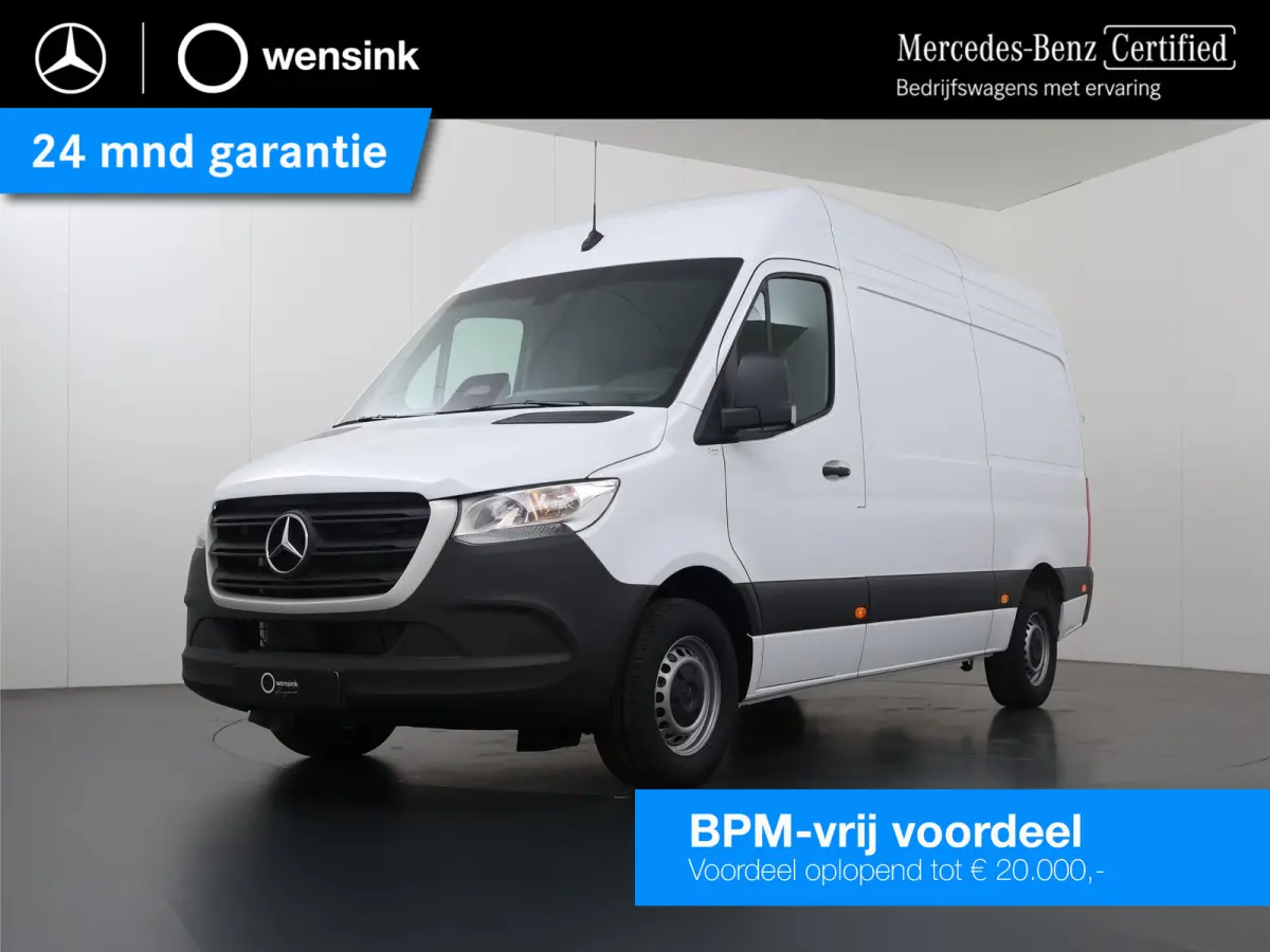 317 CDI | L2 H2 | Aut. | RWD | PRO | BPM VRIJ! | 3500 KG AHW | CARPLAY | ANDROID AUTO | 3-ZITS | CRUISE | CAMERA | AIRCO | SPOORASSISTENT | DODEHOEKDETECTIE |