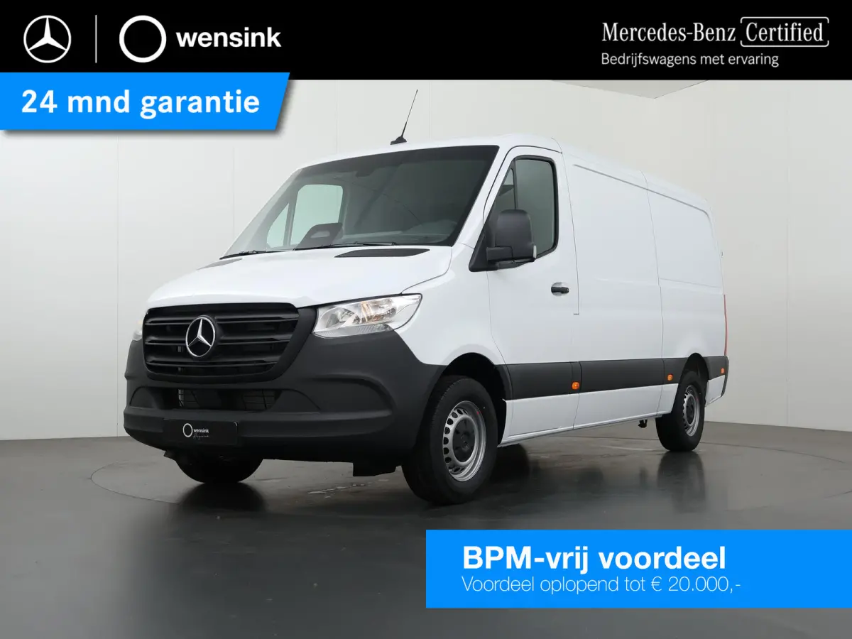 315 CDI | L2 H1 | RWD | PRO | Parkeercamera | Airco | Dodehoekassistent | Zijwindassistent | Cruise Control | Chauffeursstoel |