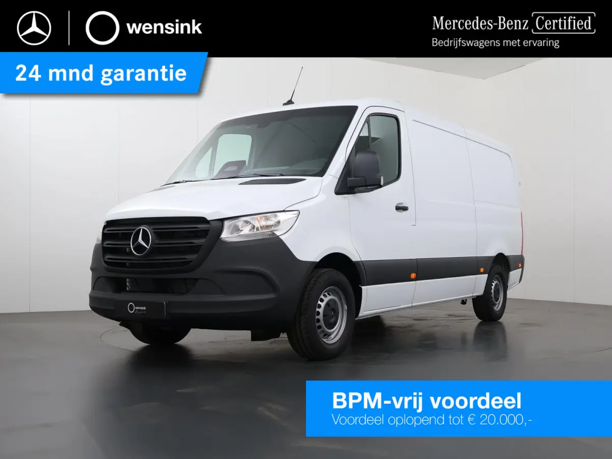 315 CDI | L2 H1 | RWD | PRO | Parkeercamera | Airc | Parkeercamera | Airco | Dodehoekassistent | Zijwindassistent | Cruise Control | Chauffeursstoel |