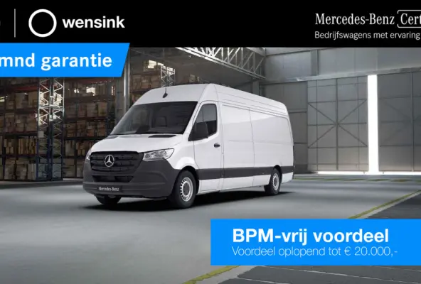 311 CDI | L3 H2 | RWD | PRO | Airco | Apple Carplay/Android Auto | Alarm klasse 3 | Parkeercamera | Dodehoekassistent | Lane-assist | Comfort Bestuurdersstoel | Opstaptrede | Vierseizoenenba