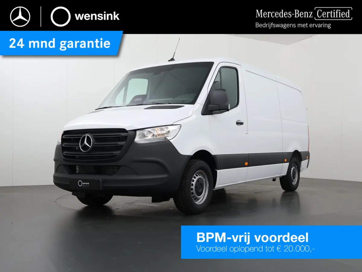 315 CDI | L2 H1 | RWD | PRO | Parkeercamera | Airco | Dodehoekassistent | Zijwindassistent | Cruise Control | Chauffeursstoel |