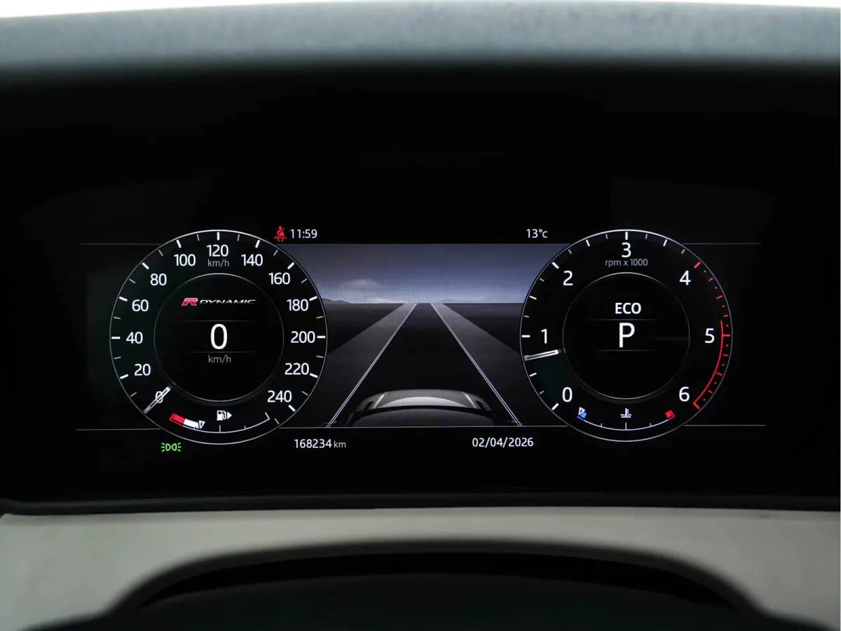 2.0 I4 AWD R-Dynamic HSE Aut. *PANO | LEATHER | FULL-LED | MEMORY-PACK | BLINDSPOT | MERIDIAN-SURROUND | DIGI-COCKPIT | CAMERA | KEYLESS | HEATED-COMFORTSEATS | PRIVACYGLASS | SHIFTPADDLES |