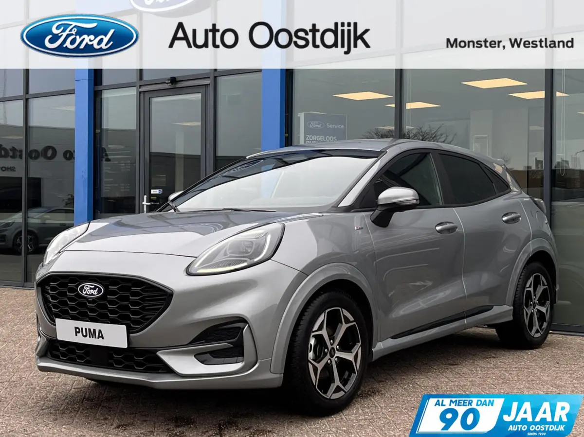 1.0 EcoBoost ST-Line X 125PK Automaat Trekhaak Winterpack Camera Cruise Navi B&O Climate Keyless Elek. Achterklep Full-LED Privacy Glass *Sportieve looks*