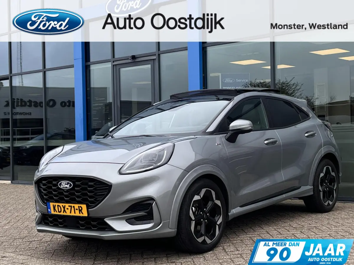 1.0 EcoBoost ST-Line X 155PK Automaat Panodak Winterpack Camera Cruise Navi B&O Climate Keyless Elek. Achterklep Full-LED Privacy Glass *Sportief*