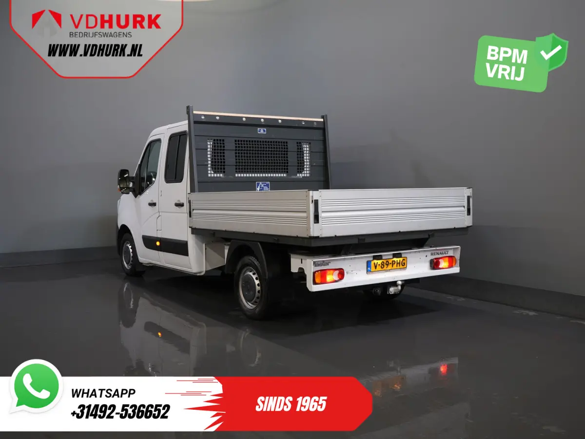 2.3 dCi 150 pk DC Dubbel Cabine Open laadbak/ 7 Pers./ 2.5t Trekverm./ Airco/ Trekhaak/ 242x204x40/ Pick-Up