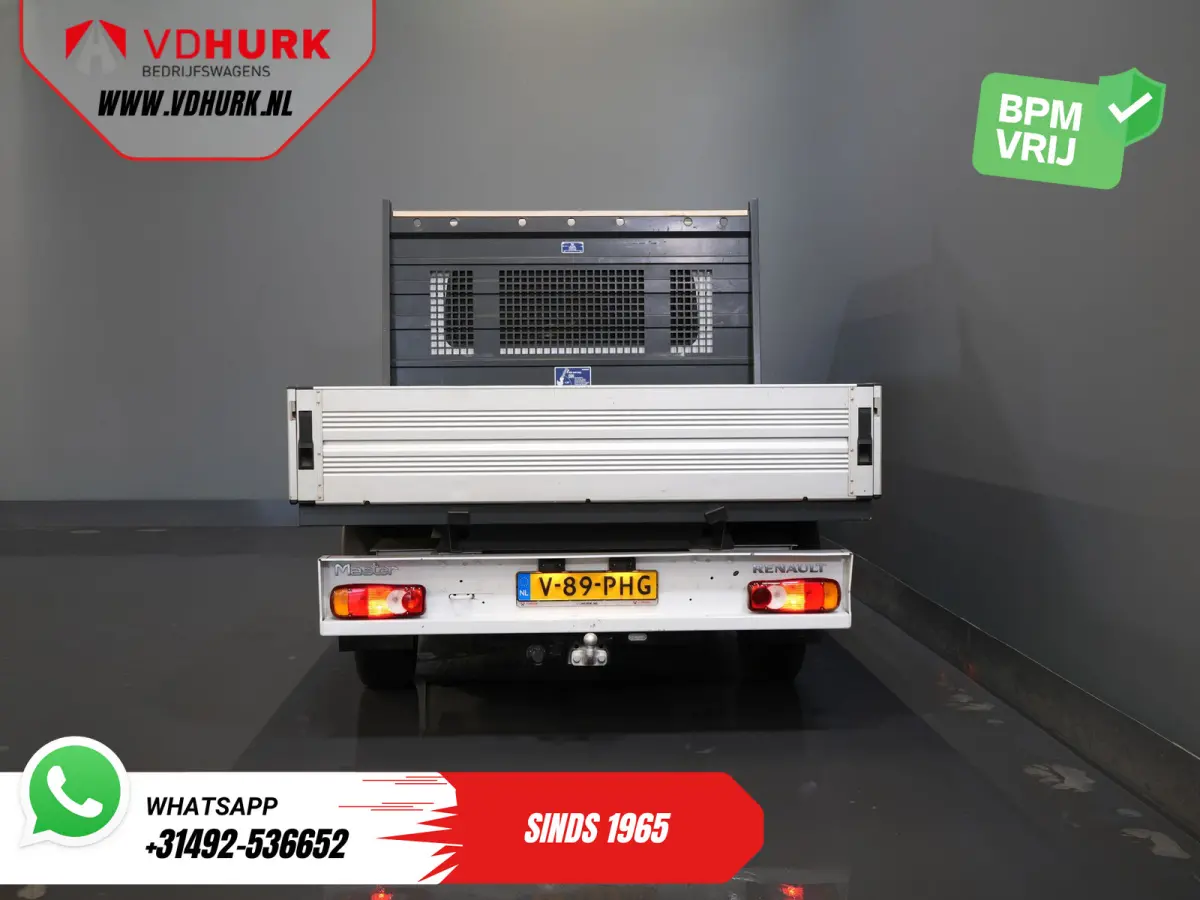 2.3 dCi 150 pk DC Dubbel Cabine Open laadbak/ 7 Pers./ 2.5t Trekverm./ Airco/ Trekhaak/ 242x204x40/ Pick-Up
