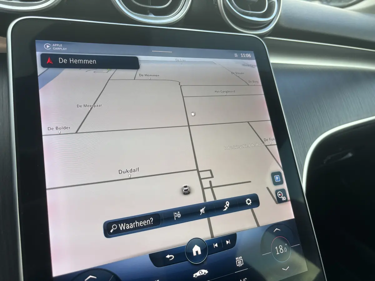 220 d 4MATIC Luxury Line | Inklapbare Trekhaak | Sfeerverlichting | Stoelverwarming | Apple Carplay