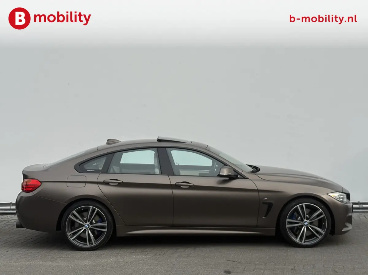 435i High Executive M-Sport 'frozen-bronze' NL Auto! | Schuif/Kanteldak | Head-Up Display | Achteruitrijcamera