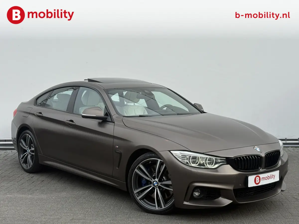 435i High Executive M-Sport 'frozen-bronze' NL Auto! | Schuif/Kanteldak | Head-Up Display | Achteruitrijcamera