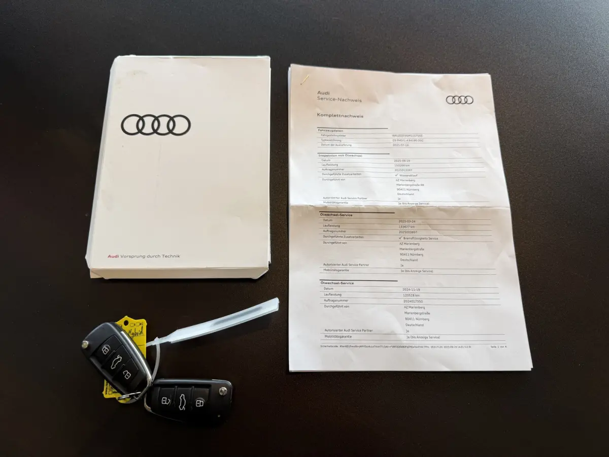 45 TFSI e Edition PANO/TREKHAAK/LEER-SPORT/MEMORY/ACC/MATRIX/SFEER/KEYLESS/CARPLAY/EL.A.KLEP/DONKERE-HEMEL/BLACK-OPTIC/FLORETTSILBER/VOLLEDIG AUDI DEALER HISTORIE