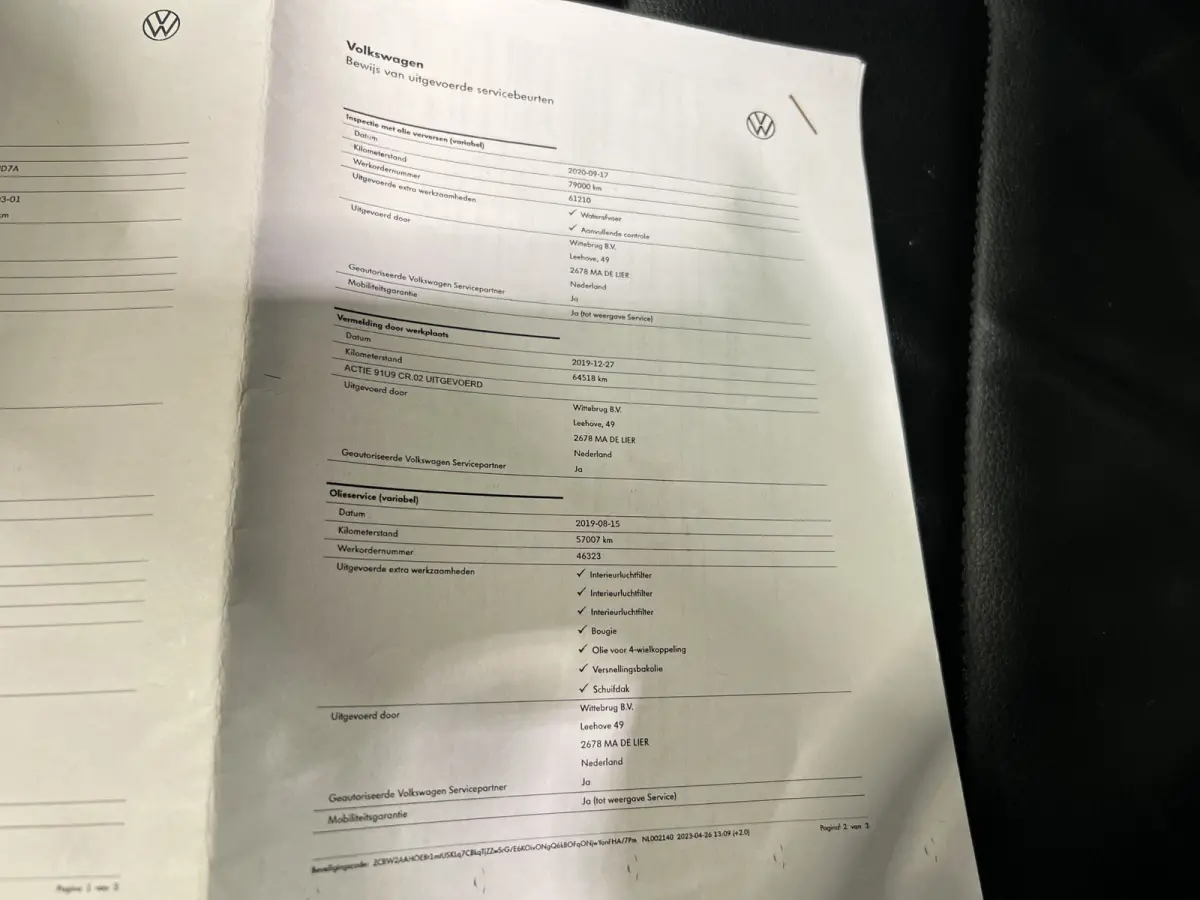 2.0 TSI 4Motion Highline | Navigatie/Android/Apple Carplay | LMV 19" | Voorstoelen + stuur verwarmd | Cruise Control Adaptief | Lederen Bekleding | Elek. Panorama dak |