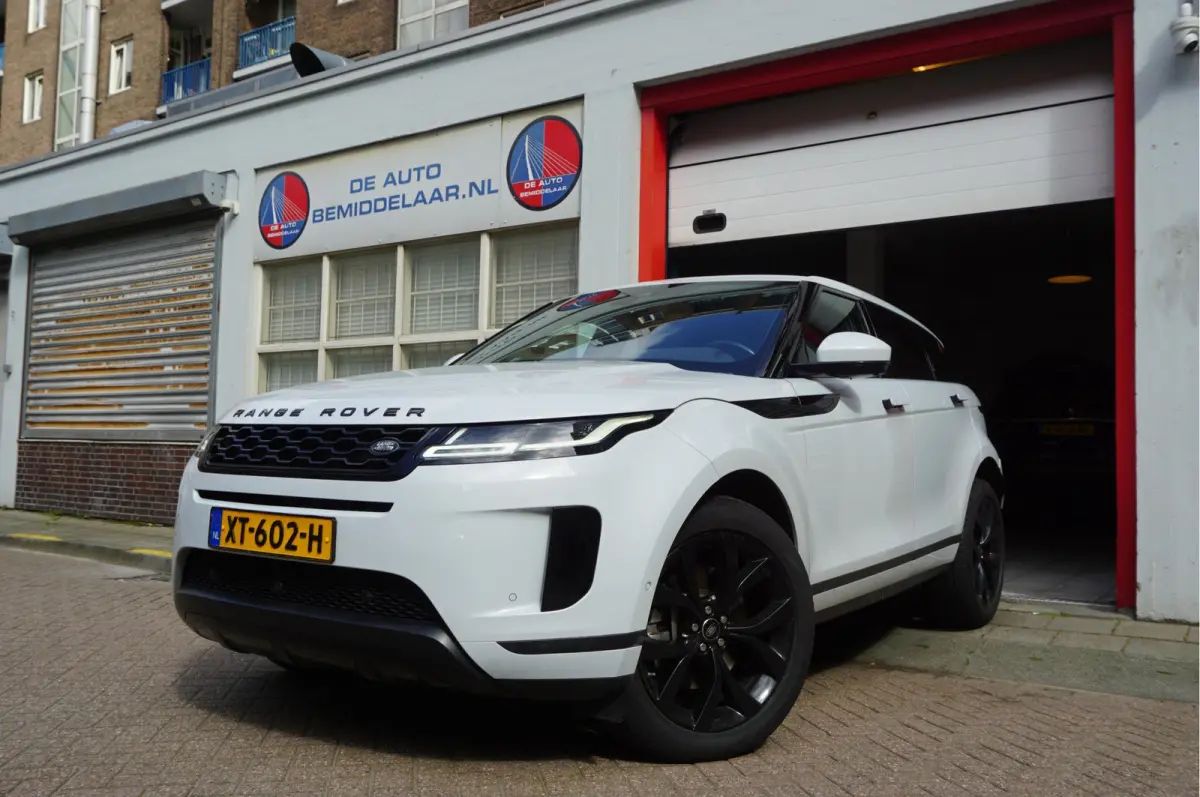 2.0 D180 AWD R-Dynamic HSE | NAP | Pano | Meridian | Sfeerverlichting | Adaptive + Lane | 20inch | Dealer onderhouden | Alcantara hemel | Volleder + memory + verwaming |