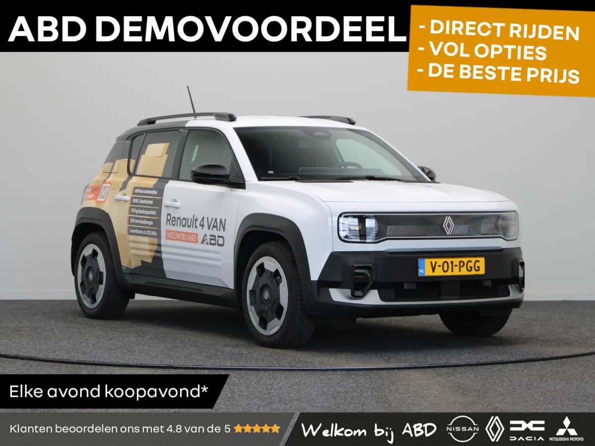 Renault e-tech evolution 150pk comfort range VAN | 1045 liter laadvolume | Perfect voor in de stad | Stoel- en stuurwielverwarming |