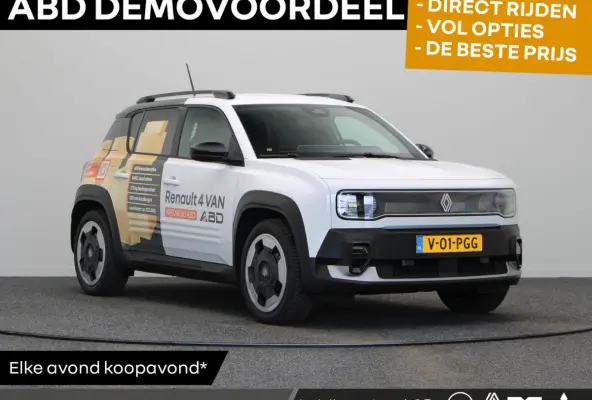Renault e-tech evolution 150pk comfort range VAN | 1045 liter laadvolume | Perfect voor in de stad | Stoel- en stuurwielverwarming |