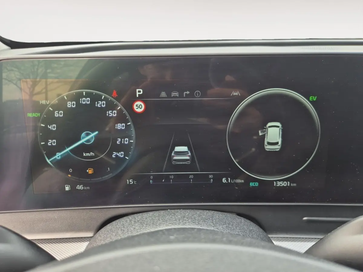 1.6 T-GDi Plug-in Hybrid AWD DynamicLine | Cruise Control | Climate Control | Camera | Navigatie | Stoelverwarming | Stuurverwarming | Elektrisch Verstelbare Bestuurdersstoel |