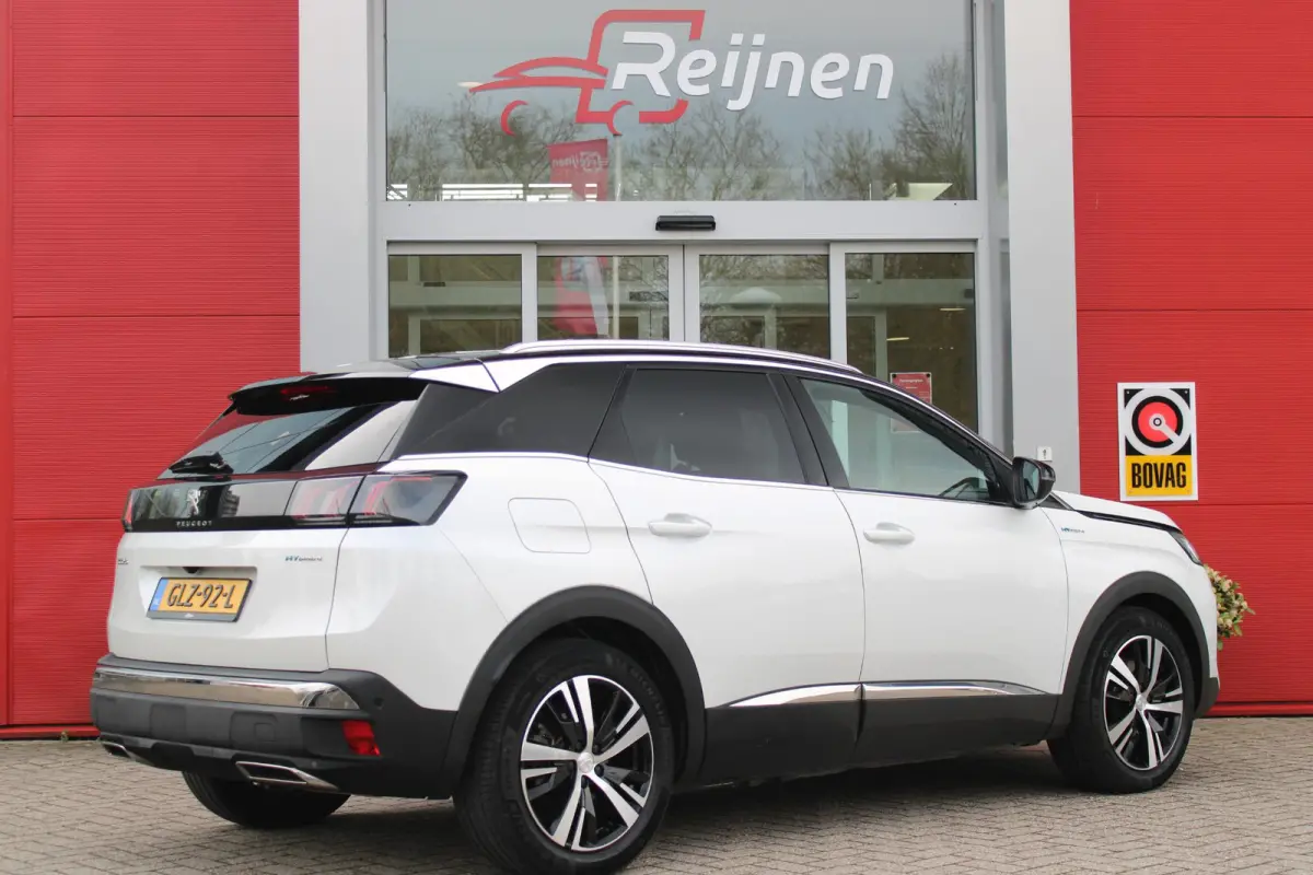 1.6 HYbrid4 300PK GT PACK BUSINESS | CAMERA VOOR + ACHTER | APPLE CARPLAY/ANDROID AUTO | ELEKTRISCH BEDIENBARE ACHTERKLEP | ADAPTIVE CRUISE CONTROL | 18" LICHTMETALEN VELGEN | FULL LED KOPLA