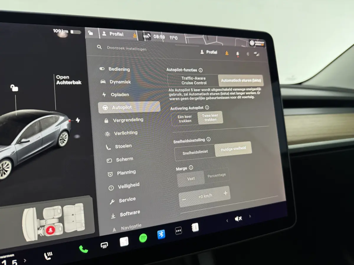 Standard RWD Plus 60 kWh | Autopilot | Snelladen | SOH 89% | Pano | Camera | Memory | Navi | Stoelverw.