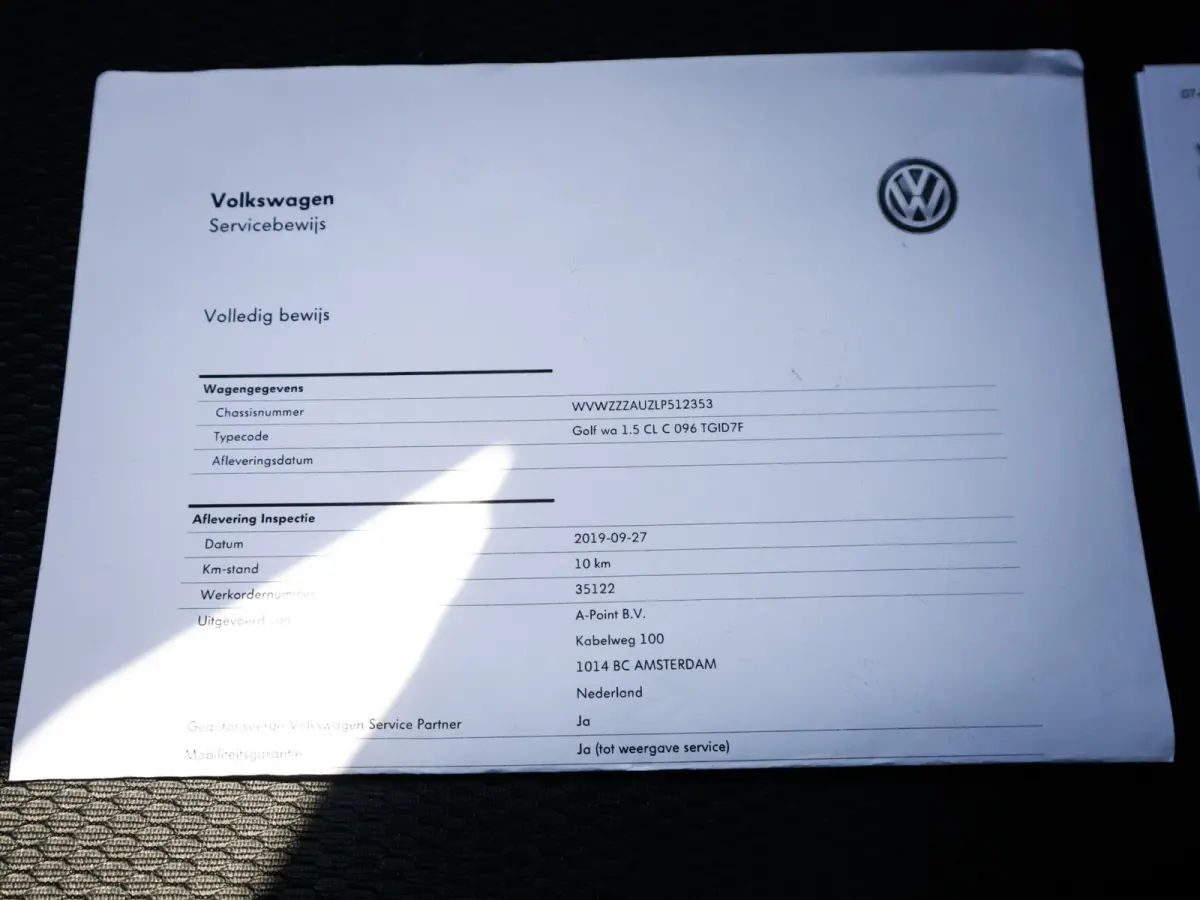 1.5 TGI CNG Comfortline 1e-Eig. & Dealer-Onderh. BOVAG-Garantie. NL-Auto.