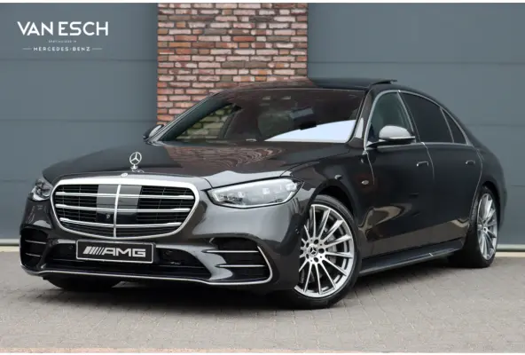 450 e Lang AMG Line | Achterasbesturing | Luchtvering | Chauffeurspakket | Distronic+ | Burmester | Nekverwarming | Stoelventilatie | Massage | MBUX Tablet | 3D-Display | HUD |