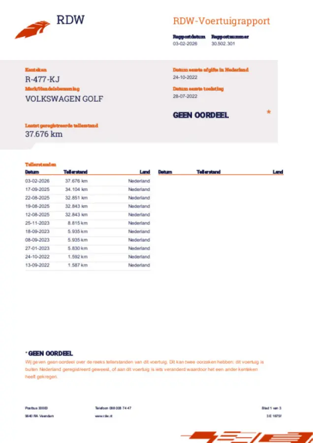 1.0 TSI Life Business / 19' /sfeer / Led /Cruise