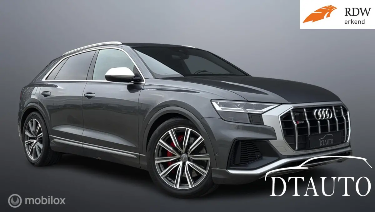 SQ8 4.0 TDI V8 S-Line Grijs Kenteken Virt Soft VolOptie