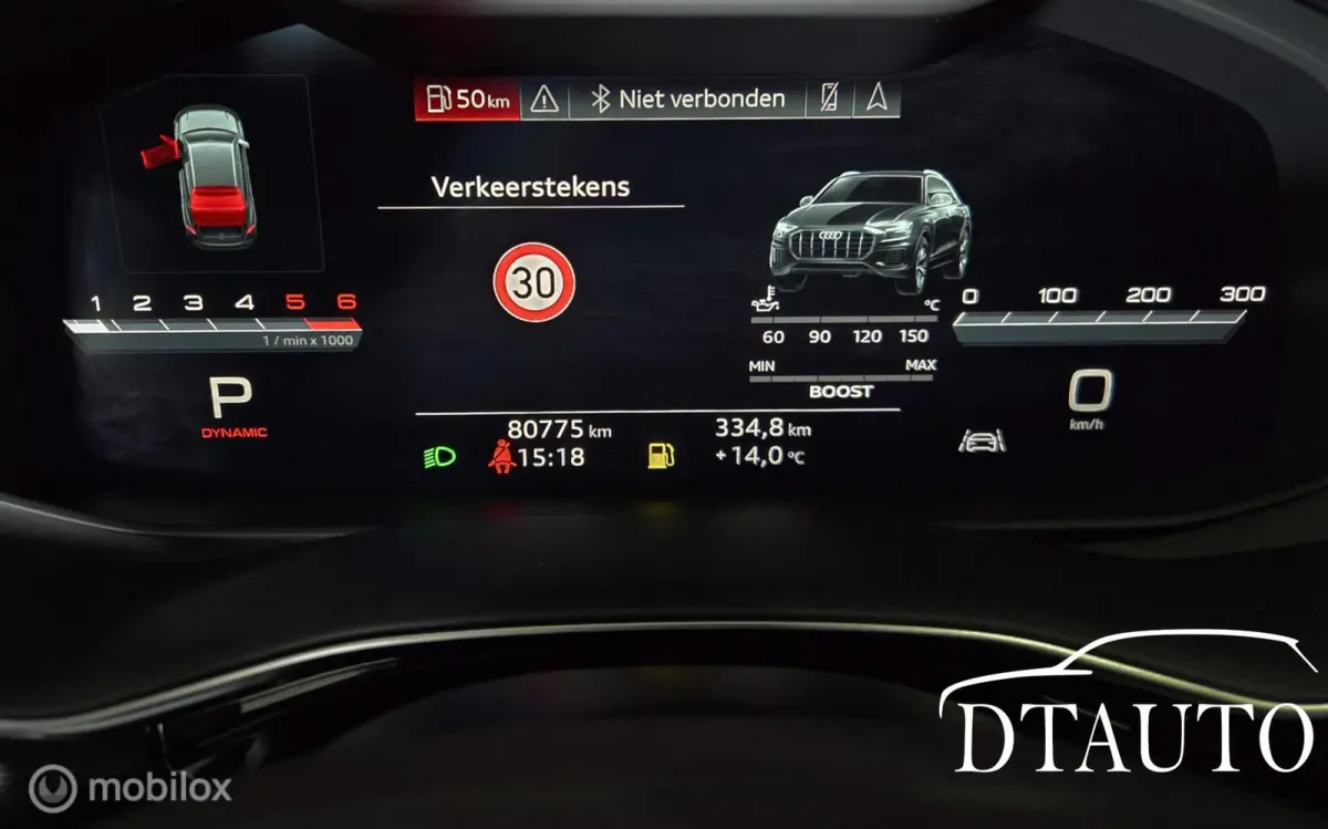 SQ8 4.0 TDI V8 S-Line Grijs Kenteken Virt Soft VolOptie