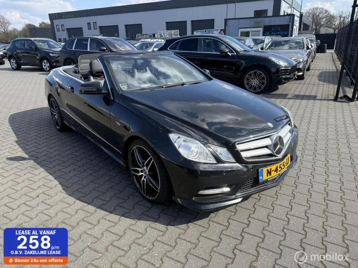Mercedes-Benz E-klasse Cabriolet leasen