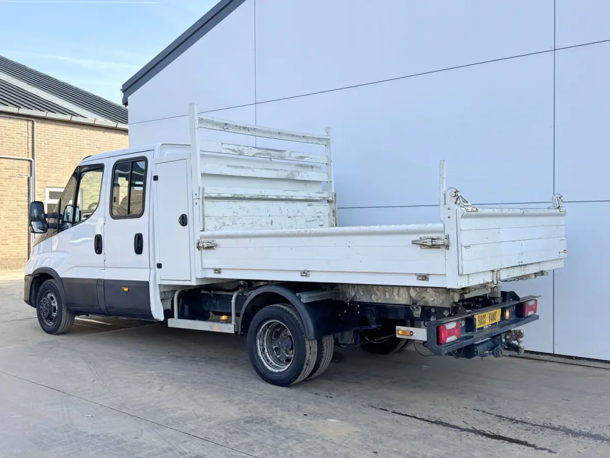 35C14 2.3 Kipper Dubbele Cabine Dubbellucht 3,5t Trekhaak 6 Stoelen Airco Cruise Control Benne Tipper