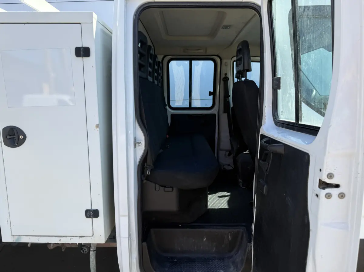 35C14 2.3 Kipper Dubbele Cabine Dubbellucht 3,5t Trekhaak 6 Stoelen Airco Cruise Control Benne Tipper