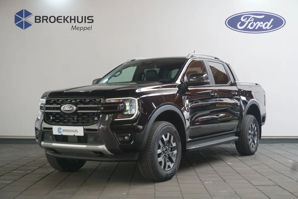 Wildtrak Dubbel Cabine 2.3 PHEV | 0,99% Financial Lease | Ex. BTW / Incl. BPM | Elektrische Rollertop | Voorraad, Snel Leverbaar! |