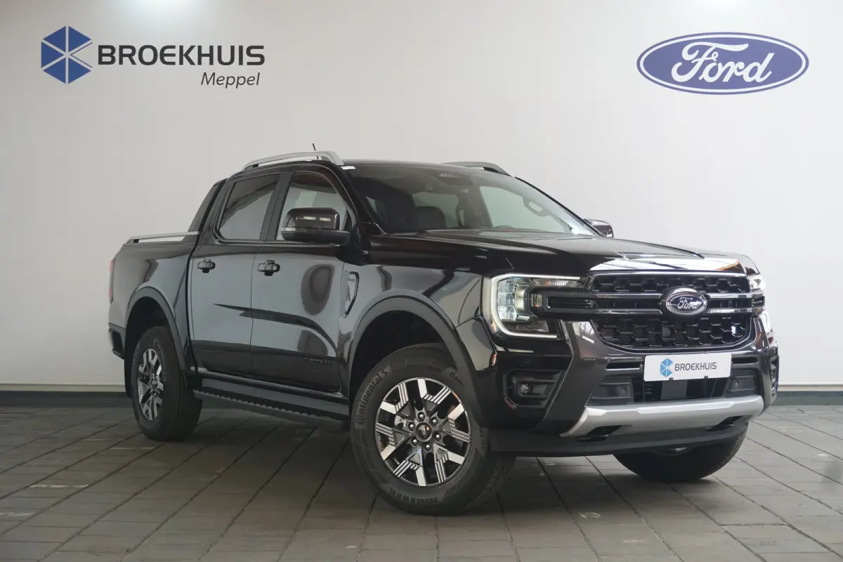 Wildtrak Dubbel Cabine 2.3 PHEV | 0,99% Financial Lease | Ex. BTW / Incl. BPM | Elektrische Rollertop | Voorraad, Snel Leverbaar! |