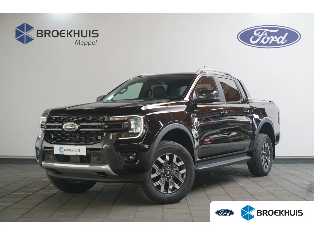 Wildtrak Dubbel Cabine 2.3 PHEV | 0,99% Financial Lease | Ex. BTW / Incl. BPM | Elektrische Rollertop | Voorraad, Snel Leverbaar! |