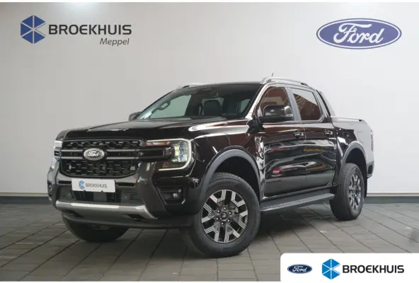 Wildtrak Dubbel Cabine 2.3 PHEV | 0,99% Financial Lease | Ex. BTW / Incl. BPM | Elektrische Rollertop | Voorraad, Snel Leverbaar! |
