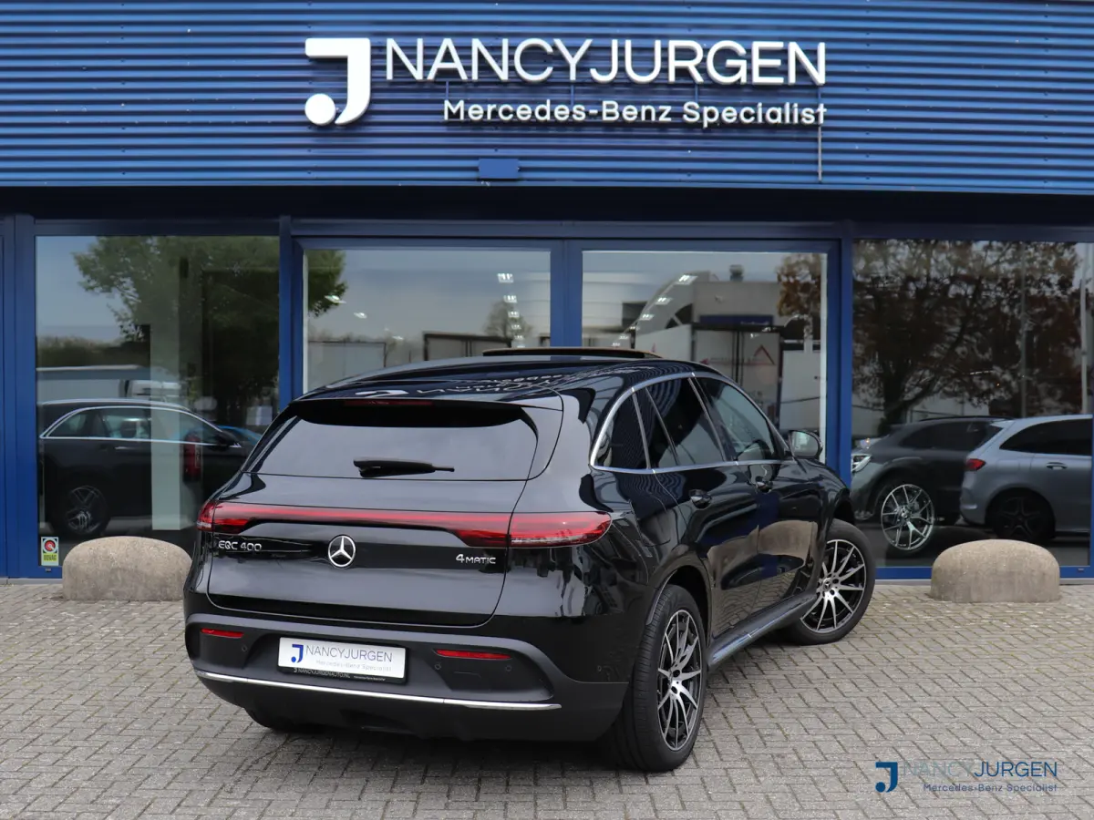 400 4M | AMG Line | SoH 97,3% | Panoramadak Elektr. | LED | Ambiente Verlichting | Parkeer Pakket | Camera | Trekhaak Elektr. | Met Batterijcertificaat