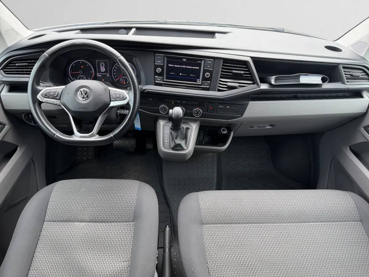 2.0 TDI Euro 6 150Pk L2 Bulli Aut- Dubbele Cabine, 6 Pers, 2x Schuifdeur, CarPlay, Park Assist
