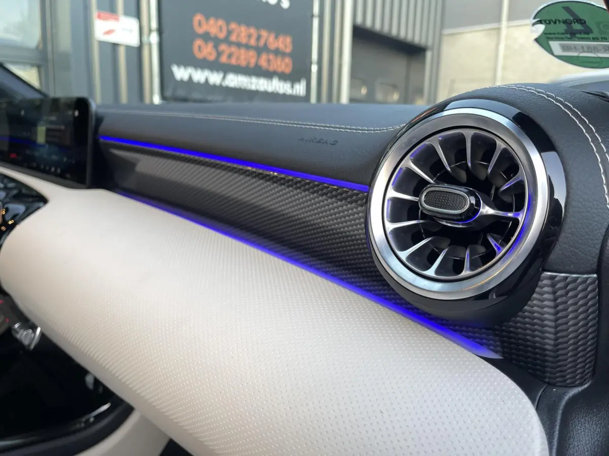 180 AUT. MULTI BEAM|SFEERVERLICHTING|DISTRONIC|CARPLAY|CAMERA|CREME LEDEREN BEKLEDING|ORIGINEEL NEDERLANDS