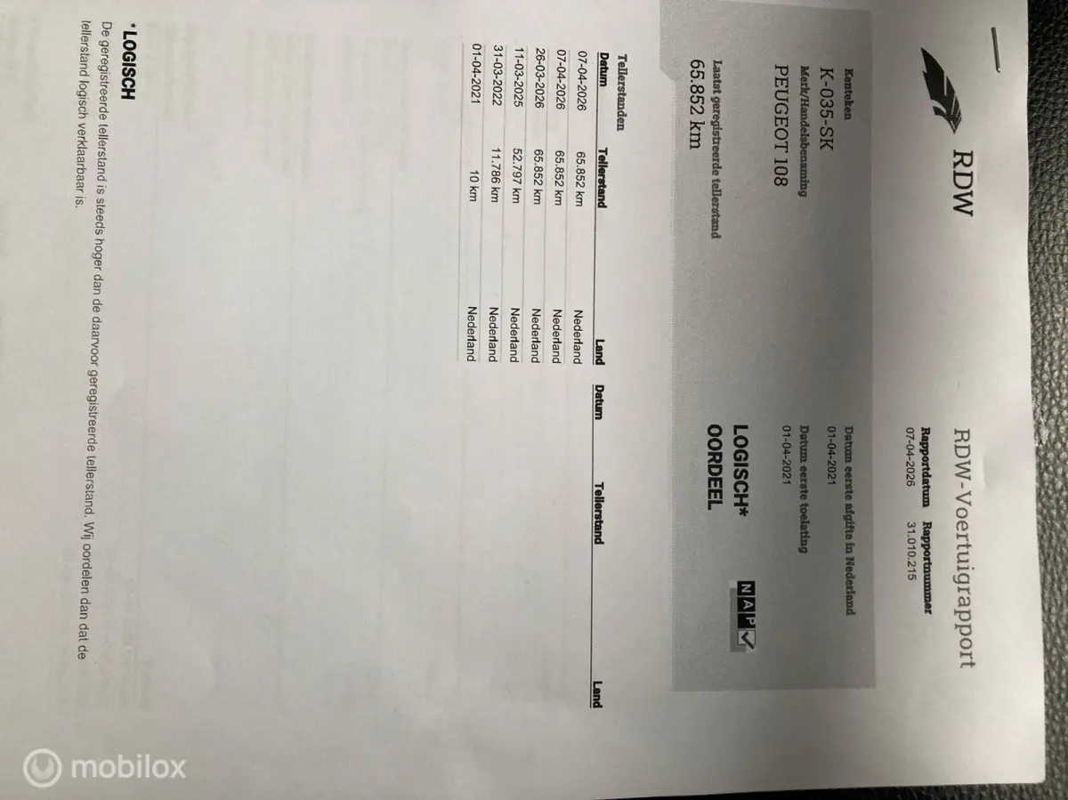 1.0 e-VTi Active 5 deurs airco