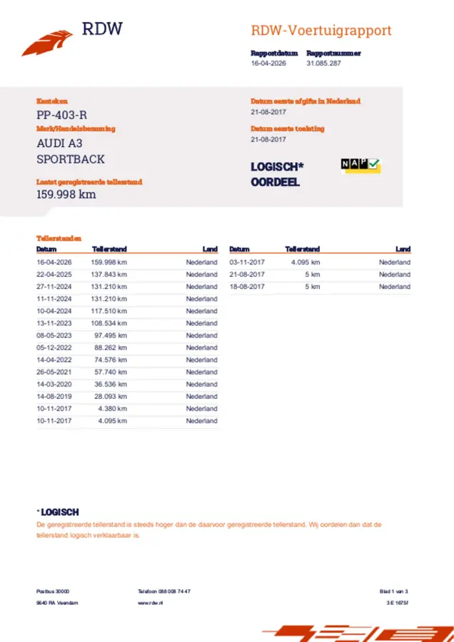 1.5 TFSI CoD 3X S-LINE | VIRTUAL | NAP | LED | ORG. NL!