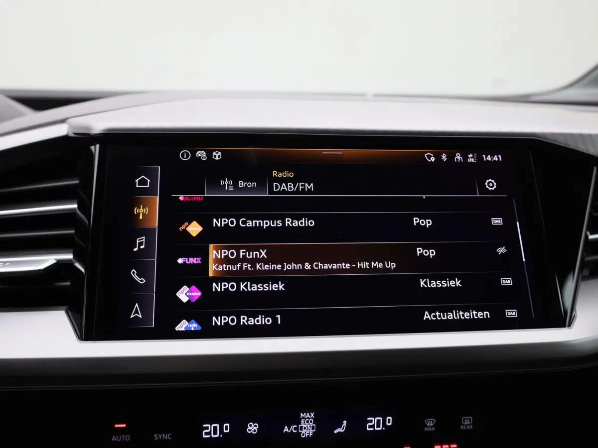 45 Edition 82 kWh l Climate control l Navigatie l Parkeersensoren l Apple Carplay / Android Auto l Privacy glas l Stoelverwarming l Ledkoplampen l Audi virtual cockpit l Audi sound system
