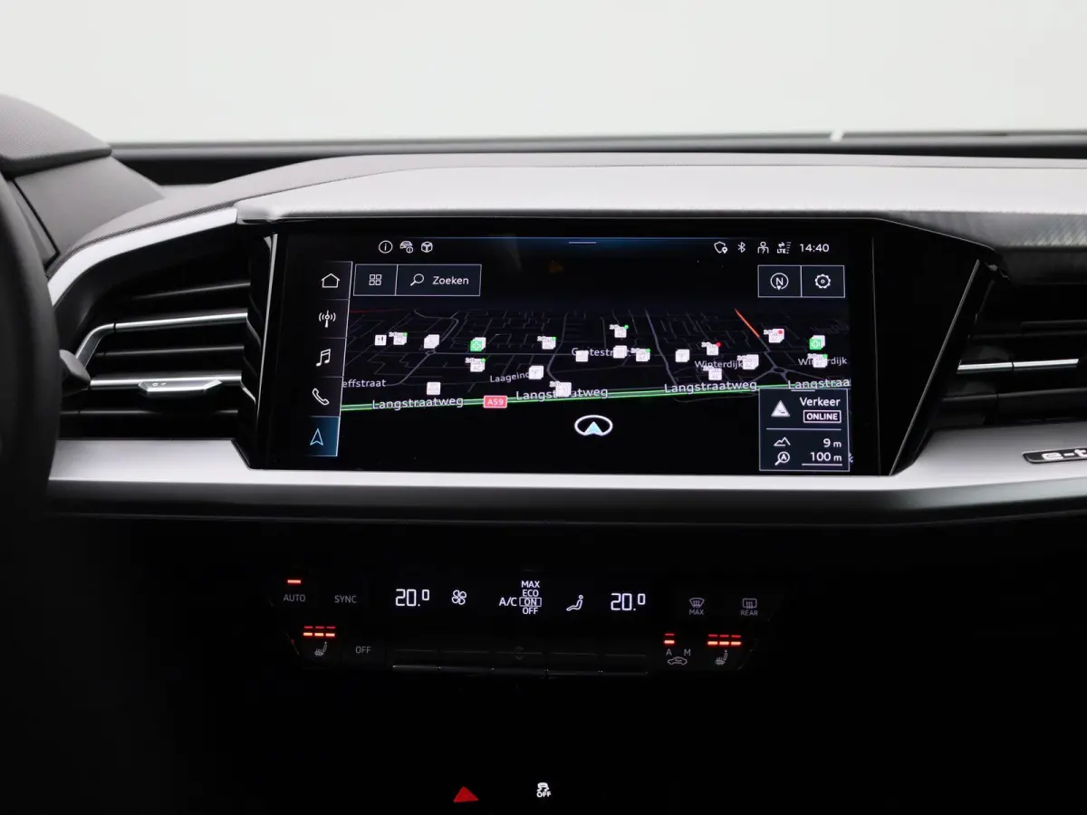 45 Edition 82 kWh l Climate control l Navigatie l Parkeersensoren l Apple Carplay / Android Auto l Privacy glas l Stoelverwarming l Ledkoplampen l Audi virtual cockpit l Audi sound system
