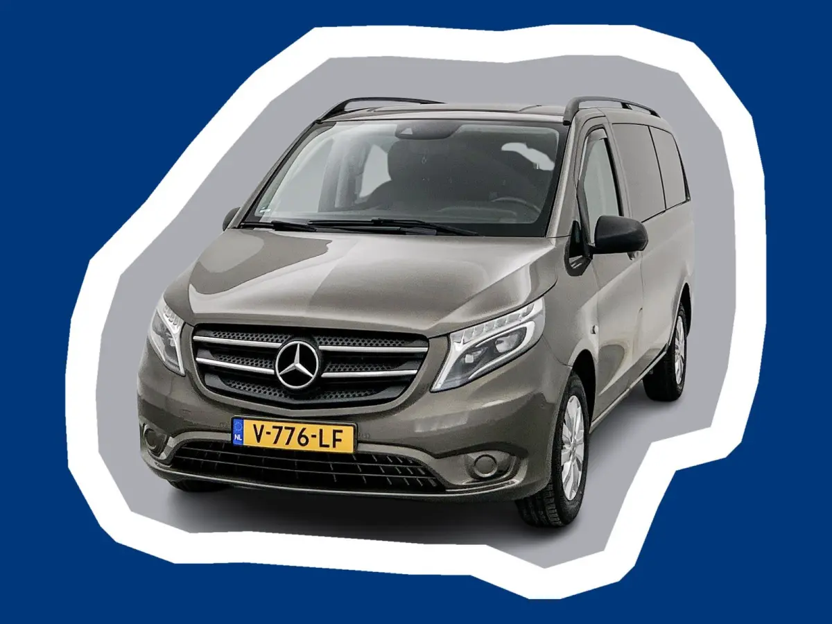 114 CDI Lang DC Led Dubbele cabine Climate control Trekhaak Navigatie Camera Parkeersensoren