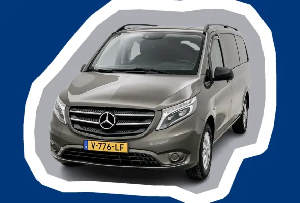 114 CDI Lang DC Led Dubbele cabine Climate control Trekhaak Navigatie Camera Parkeersensoren