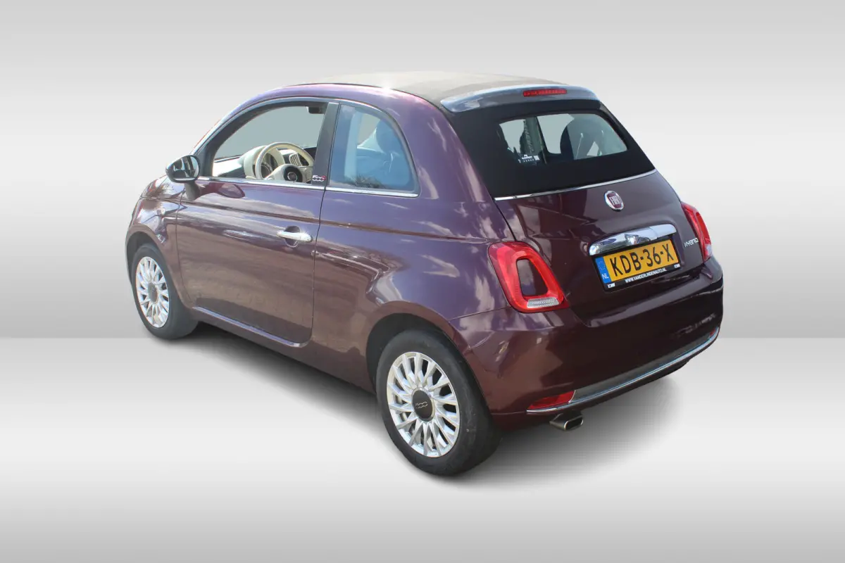 1.0 Hybrid Dolcevita Apple carplay/ Android auto l 15" velgen l Airco l Cruise control l Cabrio l Lederen bekleding