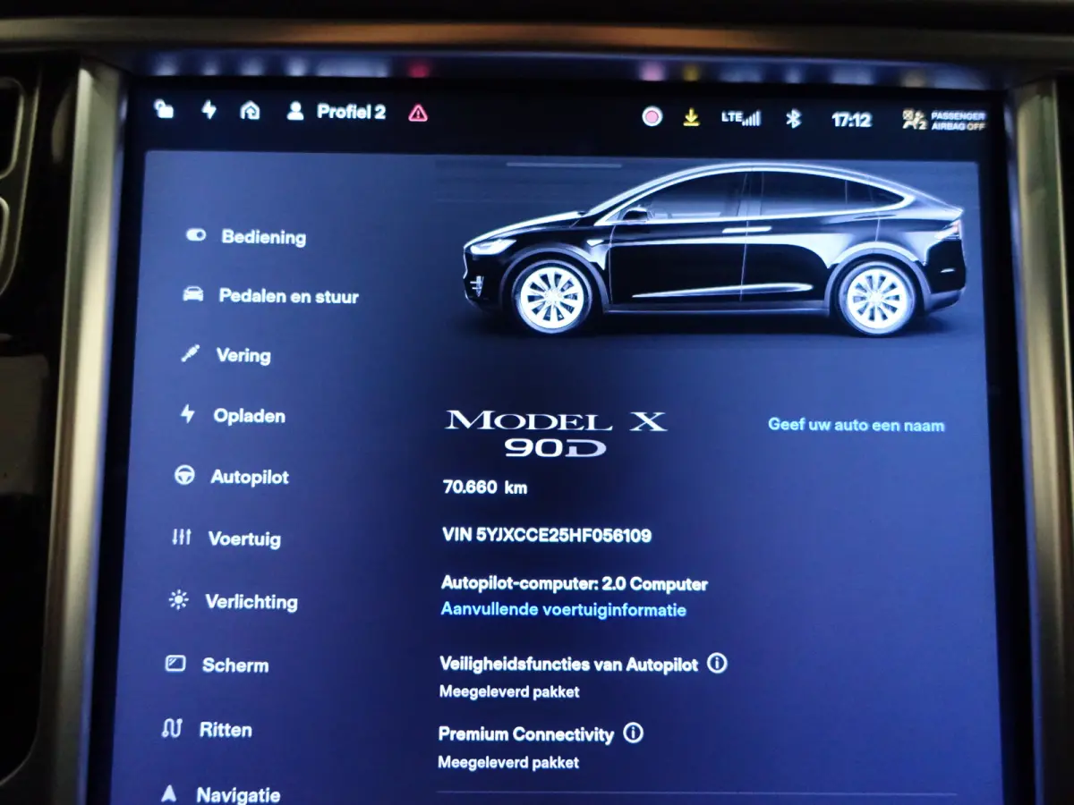 90D Base SOH 91%, Luchtvering, Full Memory, 21inch Vossen, Autopilot