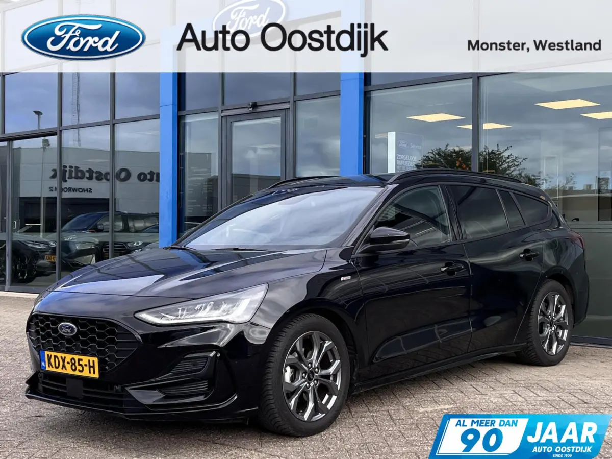 1.0 EcoBoost Hybrid ST Line 155PK Automaat Trekhaak Winterpack Cruise Camera Parkeersensoren Climate Full-LED Keyless Privacy Glass *1500KG Trekgewicht*