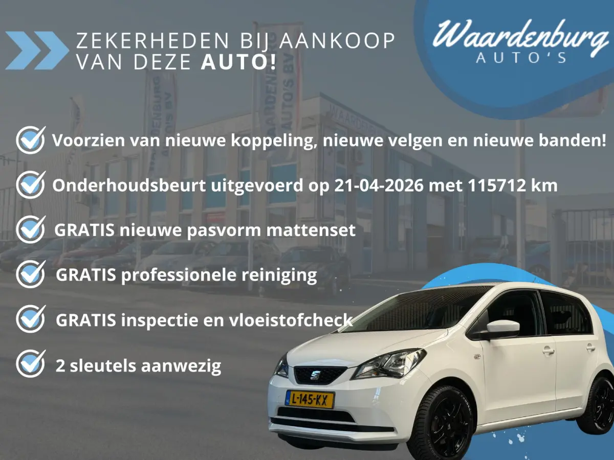 1.0 Style | Airco | 5 Deurs | Nwe koppeling & nwe banden!