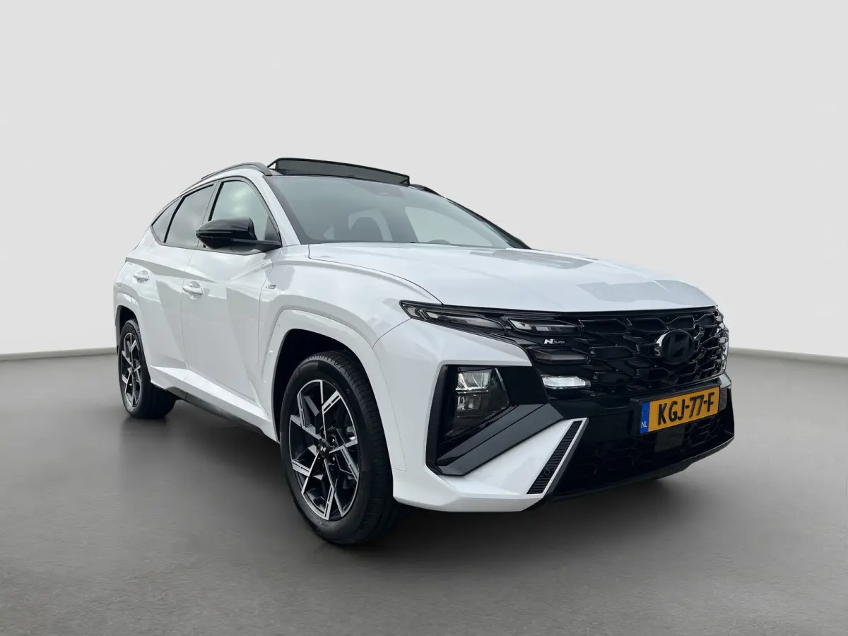 1.6 T-GDI PHEV 252pk N-Line Sky Business | Schuifdak | Dodehoekdetectie | Stoelverwarming | Stuurverwarming | Draadloos carplay | 19'' Velgen | Alcantara lederen bekleding | Camera | Premium