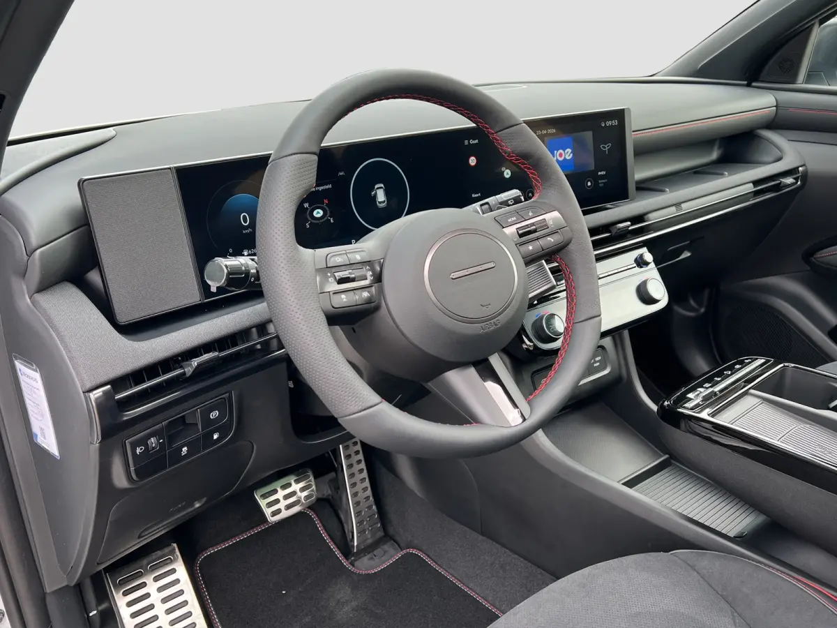 1.6 T-GDI PHEV 252pk N-Line Sky Business | Schuifdak | Dodehoekdetectie | Stoelverwarming | Stuurverwarming | Draadloos carplay | 19'' Velgen | Alcantara lederen bekleding | Camera | Premium